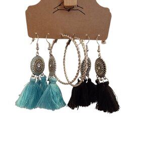 3 Pair of BoHo Southwest Inspired Earrings (Lot A)